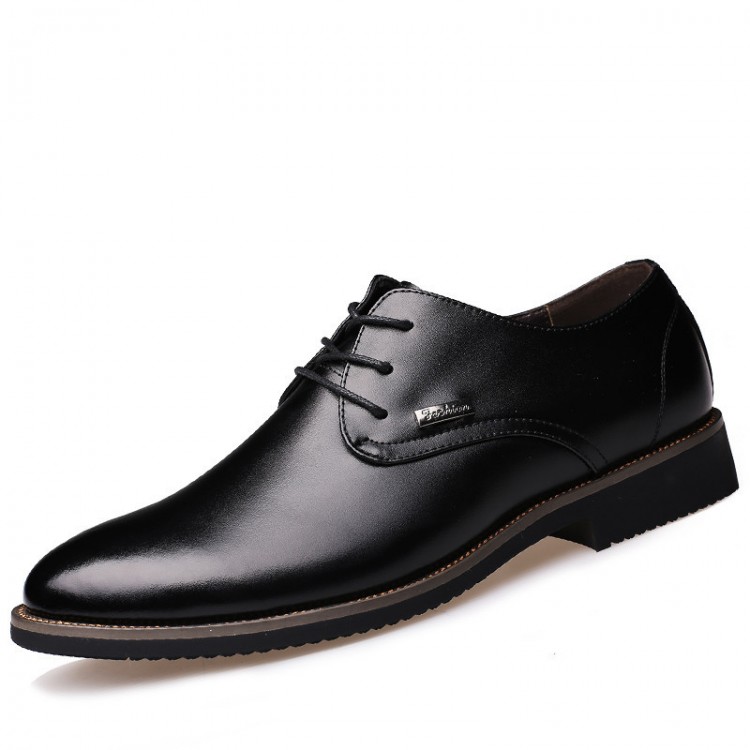 Men's Leather Shoes Lace Up